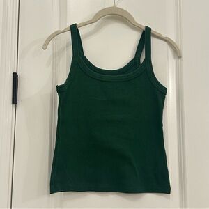 Green Old Navy tank petite XSmall like new